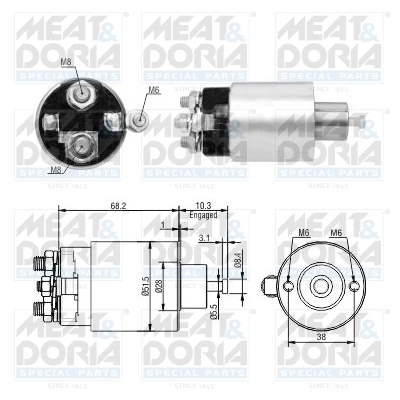 Solenoid Switch, starter